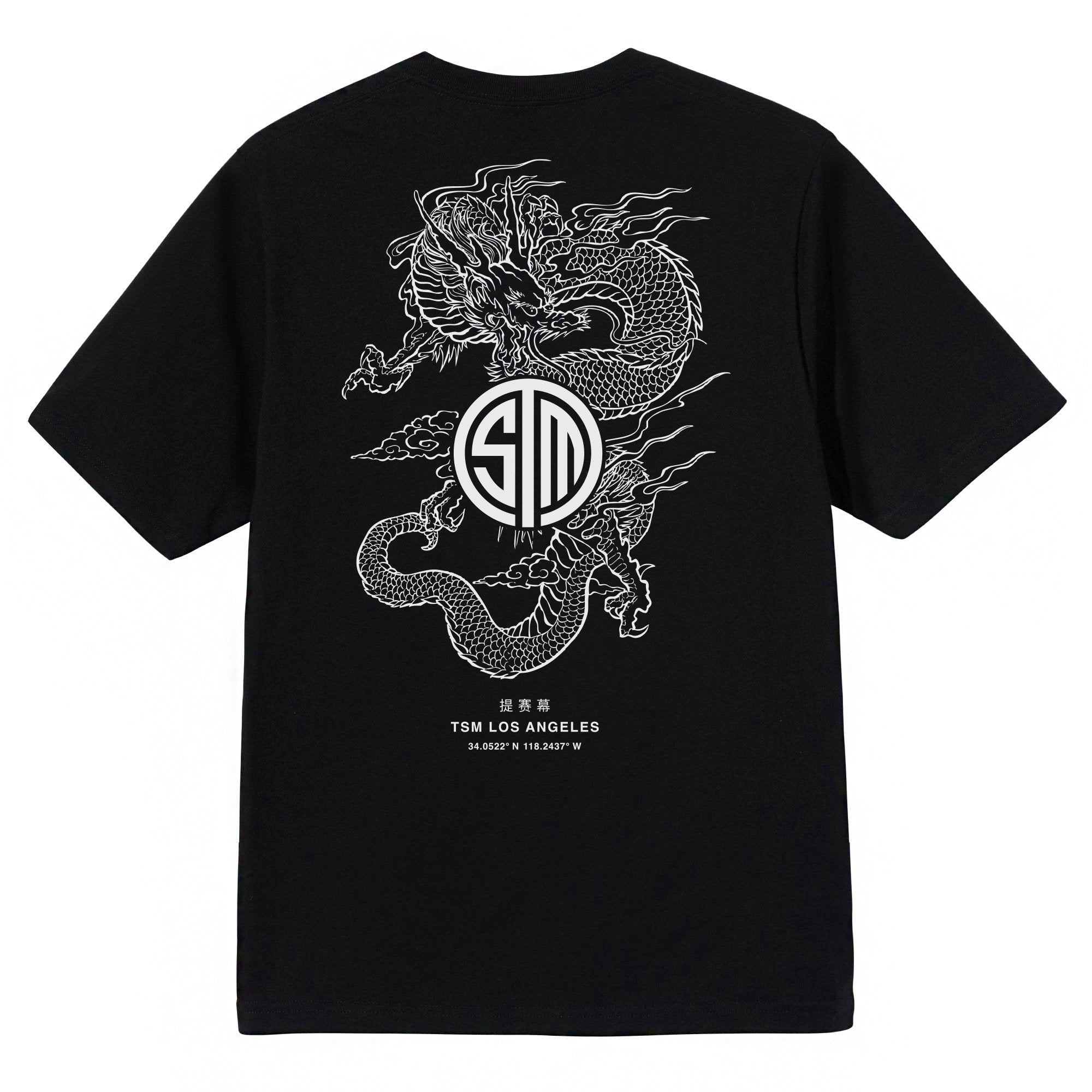 Breathable T-shirt Dragon - trout black M