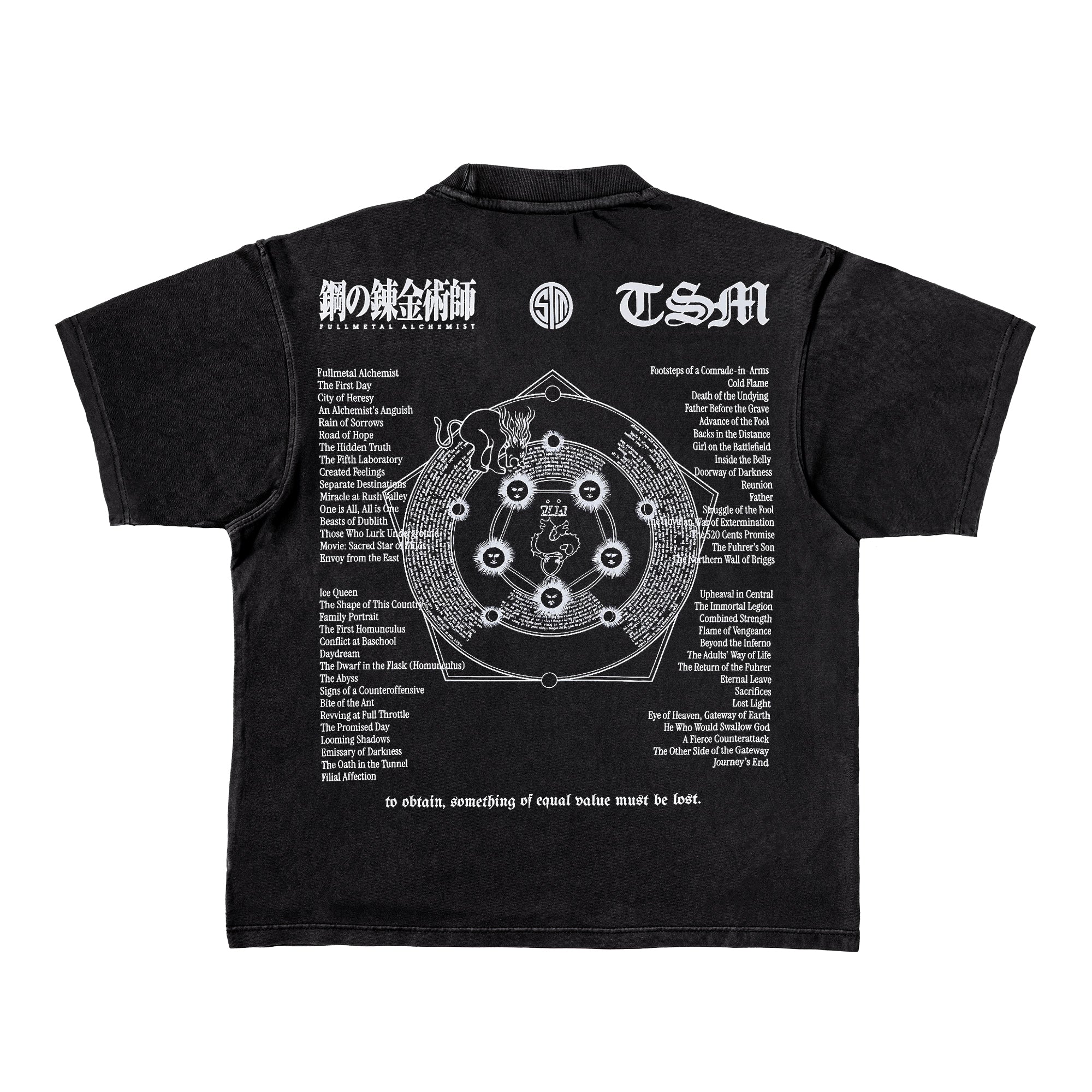 TSM x Fullmetal Alchemist: Brotherhood - Tour Tee