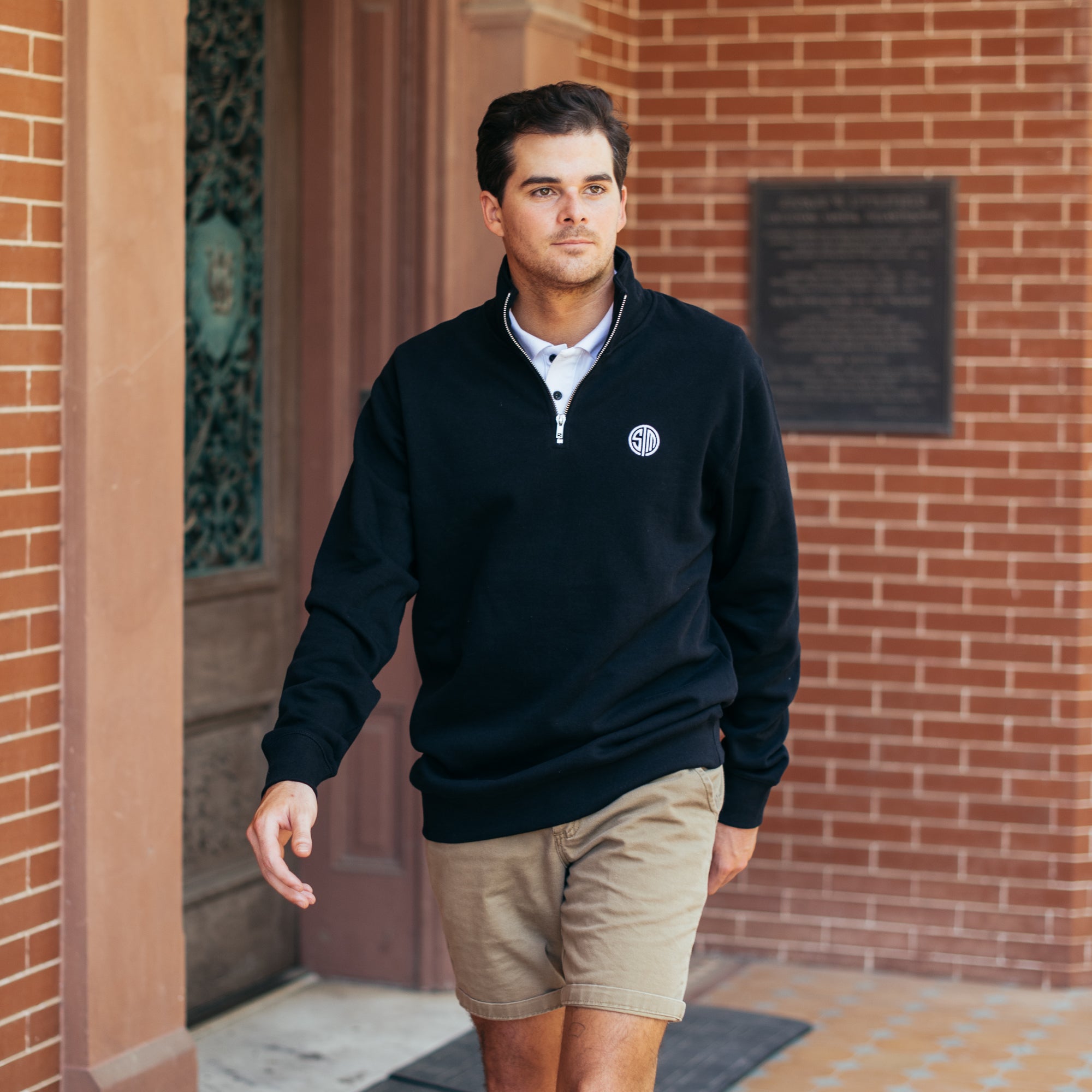 TSM Logo Half Zip Crew