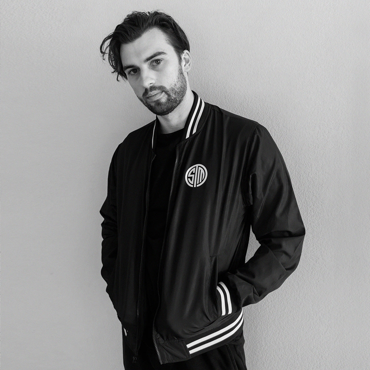 TSM Bomber Jacket Black/White